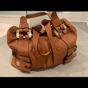 Michael Kors luggage color handbag